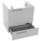 23 Inch Wall Mount Glossy White Bathroom Vanity Cabinet
